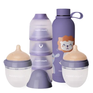 Lot de 2 biberons + thermos + doseur