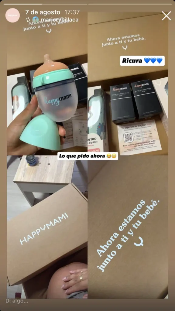 packaging del biberón happymami