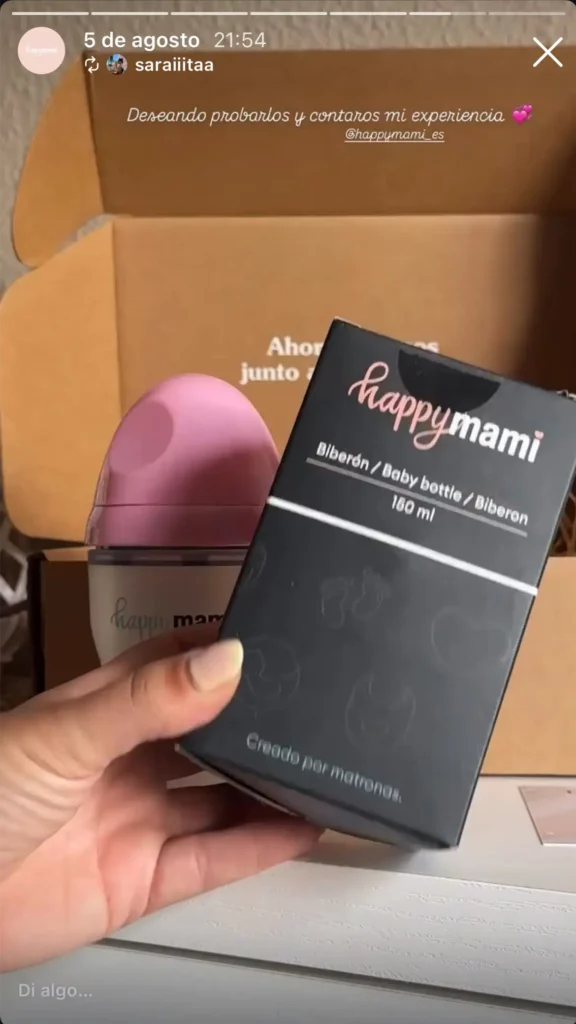 biberon happymami y packaging